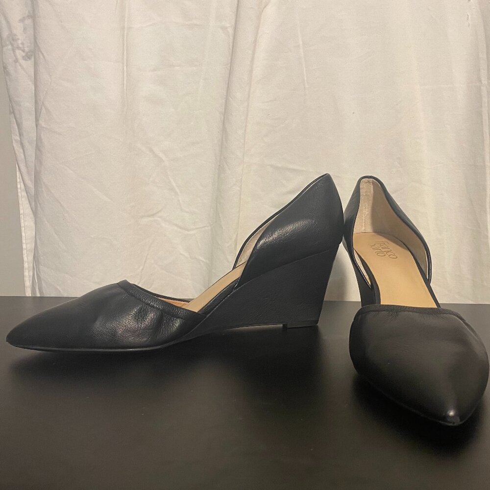 Franco Sarto Frankie Slingback Wedge Pumps - Size 10, Chic & Versatile